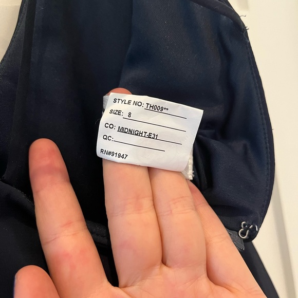 Thread Crossback Bridesmaids Dress - Picture 5 of 6